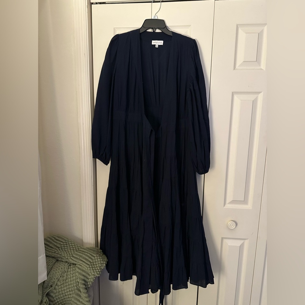 Gibson Latimer Navy Midi Dress